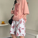 Harajuku Clothes Casual Shorts Men's and Women's Loose Sports Casual Pants