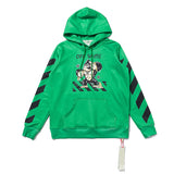Autumn And Winter Cartoon Print Series Men'S And Women'S Hooded Sweater
