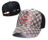 Wolf Print Cap Baseball Cap Men's Embroidered Spring Animal Mesh Cap