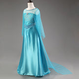 Elsa Dress Mesh Trailing Skirt