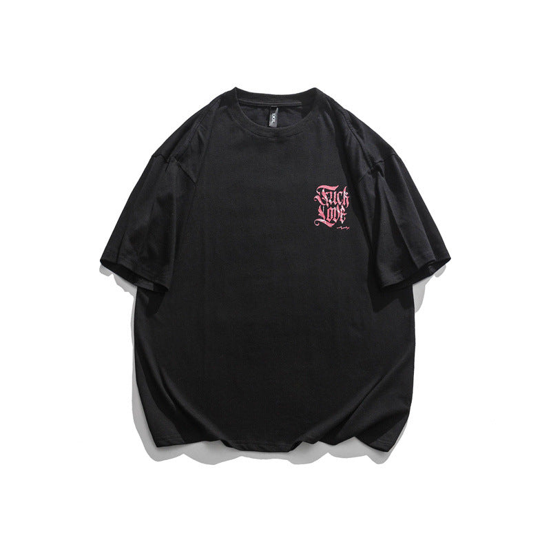 2022 Summer man t shirt Portrait Crew Neck Short Sleeve