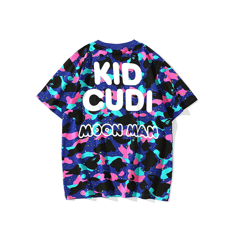 A Bath Ape T Shirt Camouflage T-shirt Short Sleeve