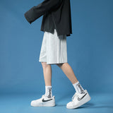 Men Cargo Shorts Men's Summer Japanese Casual Pants Sports Loose Men's Fifth Pants