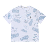 Men T Shirt Summer Casual Tops Summer Vintage Men's round Neck Short Sleeve Casual Cartoon Bear T-shirt Fashion