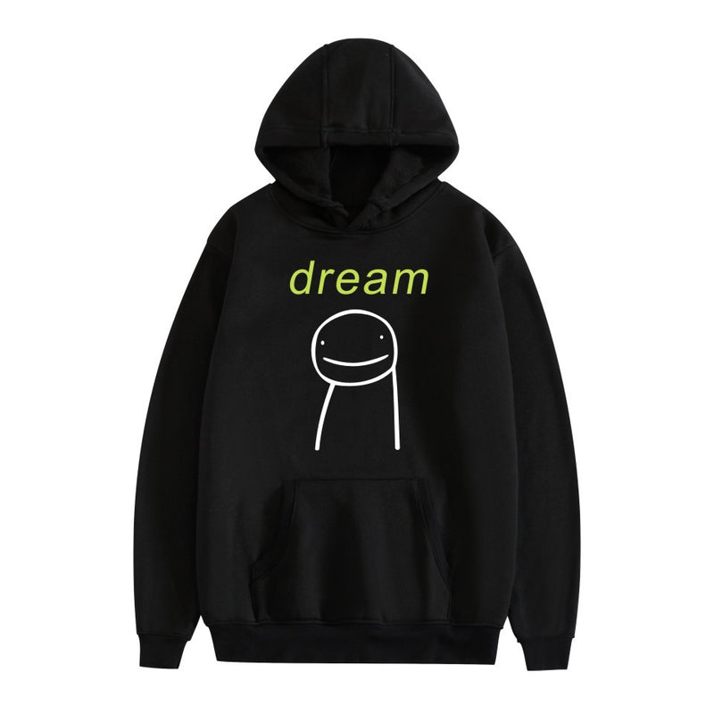 Dreamwastaken Men's Novelty Hoodies Dream Merch Shirt Casual Fashion plus Size Loose Retro Sports