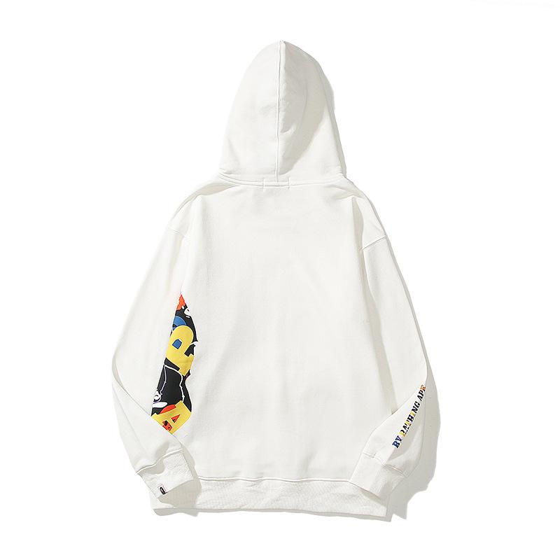 A Ape Print Hoodie Spring and Autumn Printed Hoodie Male and Female Large Size Pullover Hoodie