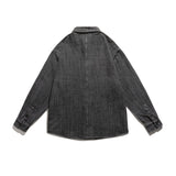 Men Shacket Long Sleeve Autumn Shirt Autumn Fashion Loose-Fitting Long Sleeves Shirt