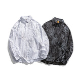 Men Shacket Long Sleeve Autumn Shirt Autumn Personality Fashion Shirt Men