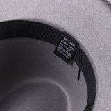 Fedora Hat Solid Color Fur Felt Hat British Retro Fedora Hat Men and Women Flat Brim Gentlemen's Hat