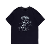 Men T Shirt Summer Casual Tops Men's Clothes Summer Wear Vintage Men's round Neck Short Sleeve Casual Loose Cartoon Figures Printed T-shirt