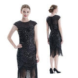 Flapper Dress 1920 Vintage Banquet Party Stage Nightclub Tassel Dress