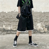 Harajuku Clothing Men's Casual Shorts Casual Pants Baby Boy and Girl Summer Solid Color Loose Sports