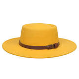 Cam Newton Hats British Elegance round Ring Top Hat Men Women Flat Top Woolen Top Hat