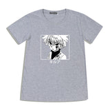 Anime Tshirts Aesthetic Men's Shirt Summer Anime Print Printed Cotton Short-Sleeved T-shirt