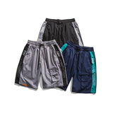 Men Cargo Shorts Summer Retro Street Trend Breathable Workout Shorts Loose Cropped Pants Beach Pants Men