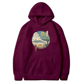 Maroon Graphic Hoodie
