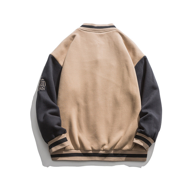 Men's Baseball Uniform Men's Spring Neutral Fashion Brand Jacket Men's Student Loose Casual Jacket Versatile Trendy Men's Coat