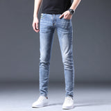 Man Spring Summer Jeans Spring Quality Slim Fit Stretch Skinny Jeans Men plus Size Retro Sports Trousers Men Jeans