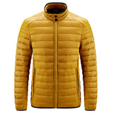 Doudoune Men's Autumn and Winter Lightweight Cotton-Padded Coat Large Size Cotton-Padded Coat Men's Stand Collar Coat