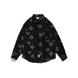 Men Shacket Long Sleeve Autumn Shirt Fall Long Sleeve Shirt Men's Vintage Corduroy Shirt Versatile Loose Top