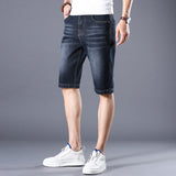 Men Jean Shorts Summer Shorts Men's Cool Breathable Youth Fashion Casual Men's Jeans
