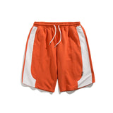 Men Shorts Men's Clothes Summer Wear Retro Men's Shorts Casual Loose Color Matching Sports Shorts Trendy Men
