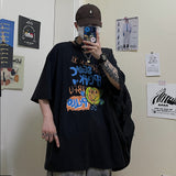 Harajuku Clothing Men's Tshirt Classic Shirts Vintage Loose Short Sleeved T-shirt Sleeve