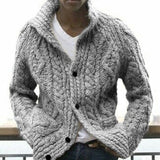 Mens Chunky Knit Men Sweaters Trendy Men's Casual Sweater