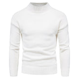 Men's Autumn Sweater Men's Mock Neck Sweater Bottoming Shirt Men Winter Outfit Casual Fashion