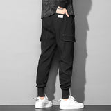 Men plus Size Fall Pants Casual Trousers Fall/Winter Ankle-Tied Workwear Exercise Casual Pants