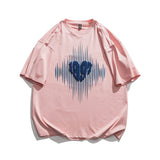 2022 Summer man t shirt Loose Love Short Sleeve