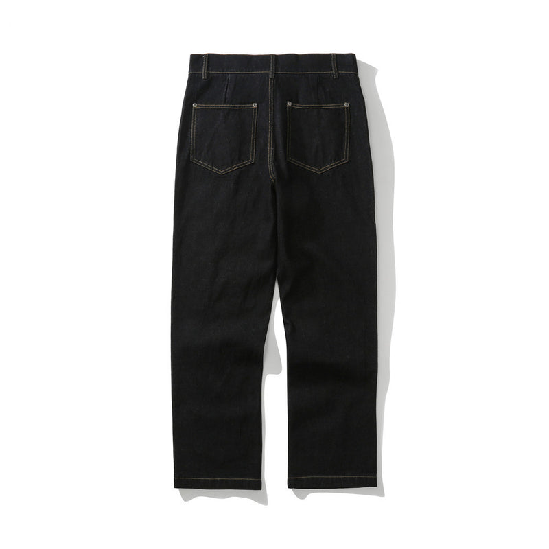 Printed Jeans plus Size Retro Sports Trousers Baggy Straight Trousers Casual Pants Men Jeans