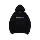 Hip Hop Wind Off Space Arrow Printed Hoodie Baggy Coat