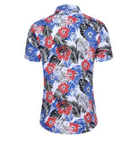 Men Beach Shirts Summer Shirt Large Size Short Sleeve Shirt