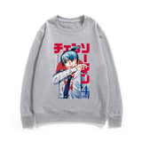 Chainsaw Man Hoodie Early Sichuan Autumn Print Fleece Lined