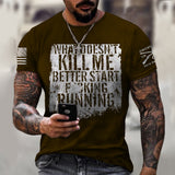 Tactics Style T Shirt For Men Men's Casual round Neck Short Sleeve