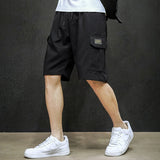 Mens Cargo Shorts Men's Summer Overalls Pants Men's Cropped Pants Multi-Pocket Casual Large Size Men's Shorts