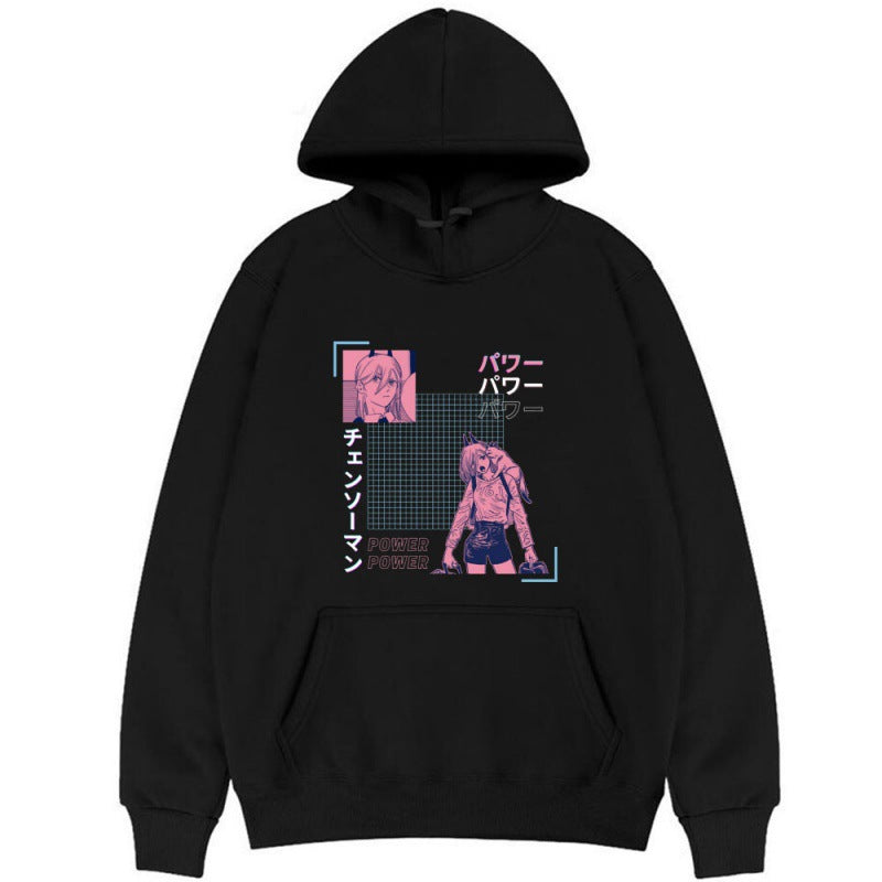Chainsaw Man Hoodie Anime Pava Creative Sweater