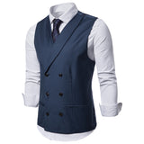 Men's Dress Vests Business Waistcoat Summer Men's plus Size Suit Vest