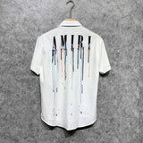 Amiri T Shirt Color Splash Ink
