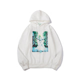 Autumn And Winter Speed Bump Landscape Illustration Velvet Padded Hooded Sweatshirt Men And Women Same Style