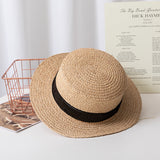 Italian Fedora Hats Straw Hat Sun-Proof Men's and Women's Hats