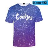 Cookies Shirt Cookies Cookies Starry Sky 3D Short Sleeve T-shirt