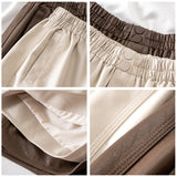 Leather Shorts Spring and Autumn High Waist Slimming Casual Pants Leather Pants Boot Pants Wide-Leg Pants