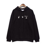 Autumn And Winter Back Dissolved Arrow Hooded Sweater For Men And Women