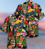 Rave Outfits Men Shirt Print