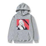 Chainsaw Man Hoodie Pava Anime Fleece-Lined