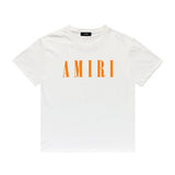 Amiri T Shirt Letter Printed Round Neck