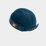 Mens Beanies Hat Female Autumn Winter Retro Street Hat Couple Leisure Corduroy Skullcap Male