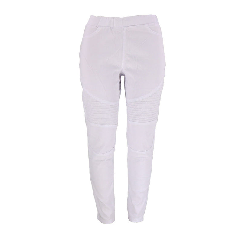 100 Cotton Jeans Women High Waist High Elastic Hip Jeans